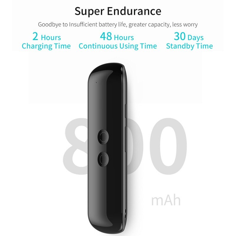 Appareil de traduction de voix intelligent 3 en 1, appareil électronique Portable, voix/texte/photographie, traducteur de langue Bluetooth, instantané hors ligne