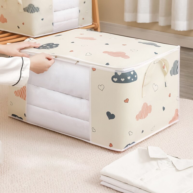 Folding quilt Clothes storage bag Organizer bag Storage bag Dustproof under-bed storage Wardrobe storage Wardrobe storage