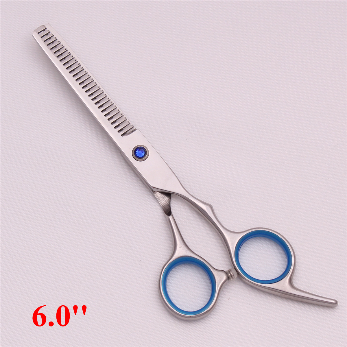 6.0 ''Professionele Haar Schaar Knippen Schaar Dunner Kappers Kapsel Scheermessen Kam Set Salon Kapper & Thuis: Blauw