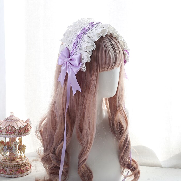Ulalaza Gothic Sweet Girls Princess Dress Collar Lace Apron Retro