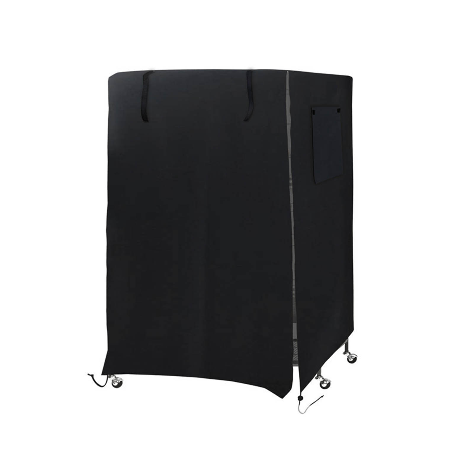 Cubierta de jaula de pájaro de tela Oxford para exterior, cubierta de jaula de pájaro envolvente para terraza, dosel de pájaro, cubierta de jaula de pájaro grande de bienvenida: Black