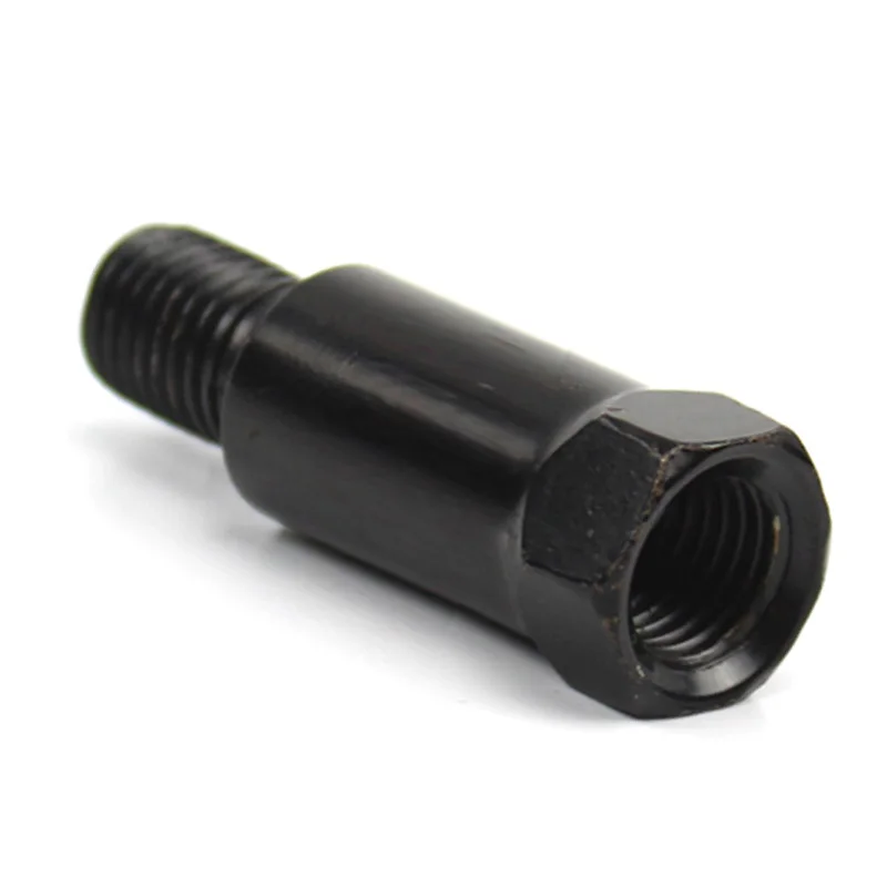 1 paio di adattatori per specchietti retrovisori moto neri argento più lunghi M8 8mm in senso orario anti-orario destra sinistra vite di cambio filettatura