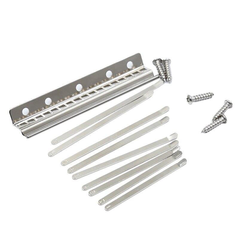 Granaatscherven prachtige zilveren getokkelde snaarinstrument metalen granaatscherven praktisch mangaanstaal nikkelplating