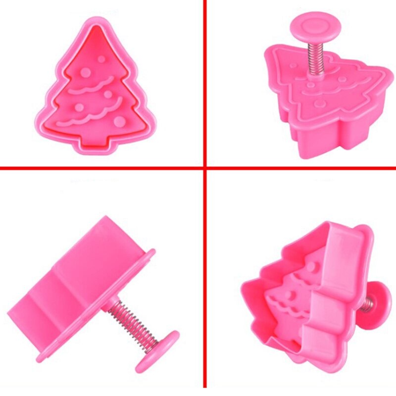 4 Stuks Cookie Stempel Biscuit Mold Vlinder Cookie Plunger Cutter Pasen Konijn Ei Chick Cookie Cutters Bakvorm