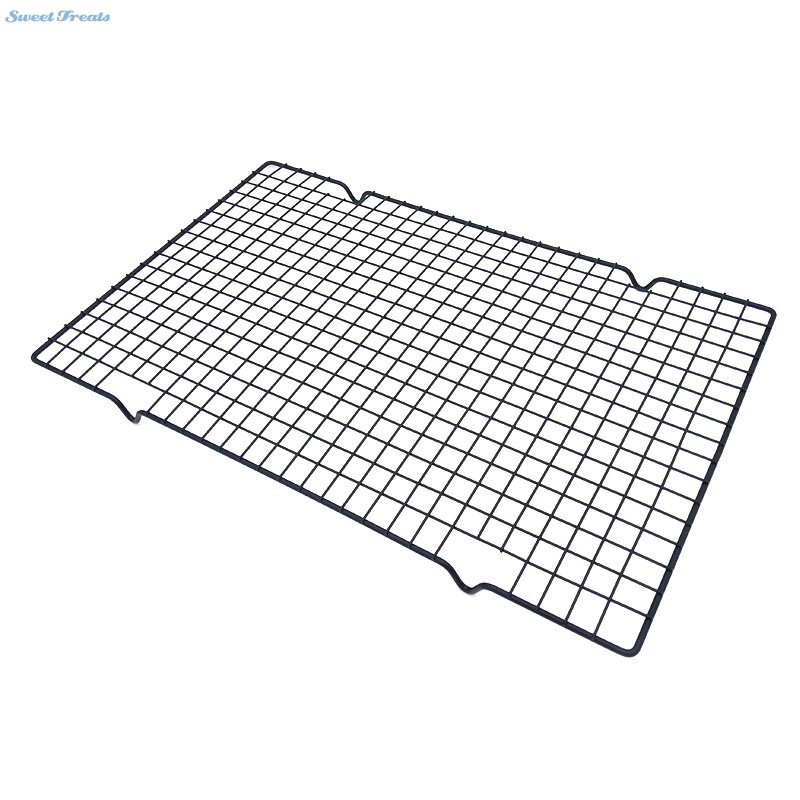 Nonstick Metall Kuchen Kühlung Gestell Netto Kekse Kekse Brot Muffins Trocknen Stand Kühler Halfter Küche Backen Werkzeuge 25*40cm