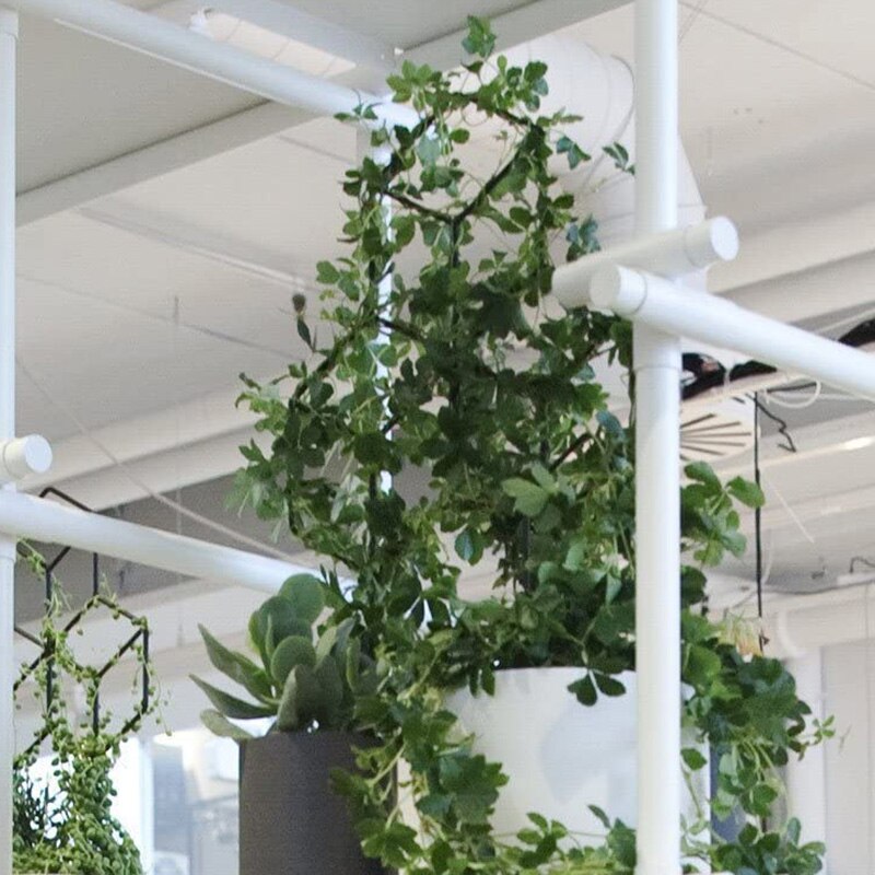 Garden Metal Trellis, Lattice-Shaped Plant Trellis for DIY Potted Climbing Plants Support, Flower Vegetables Rose Vine