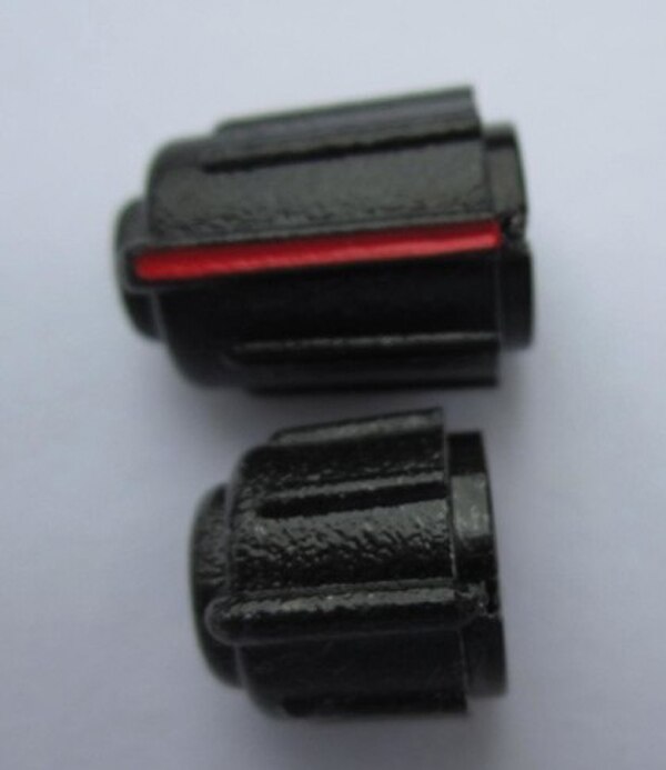 10 STKS Power Volume + Kanaal Switch Knop Cap Voor Kenwood TK2107 TK3107 2/Twee Manier Radio