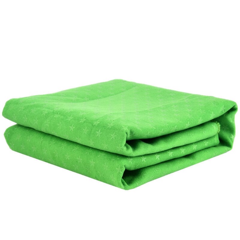 Yogamatten-handtuch mit kleinem sternenmuster, mikrofaser, rutschfest, ultraweich und schweißabsorbierend