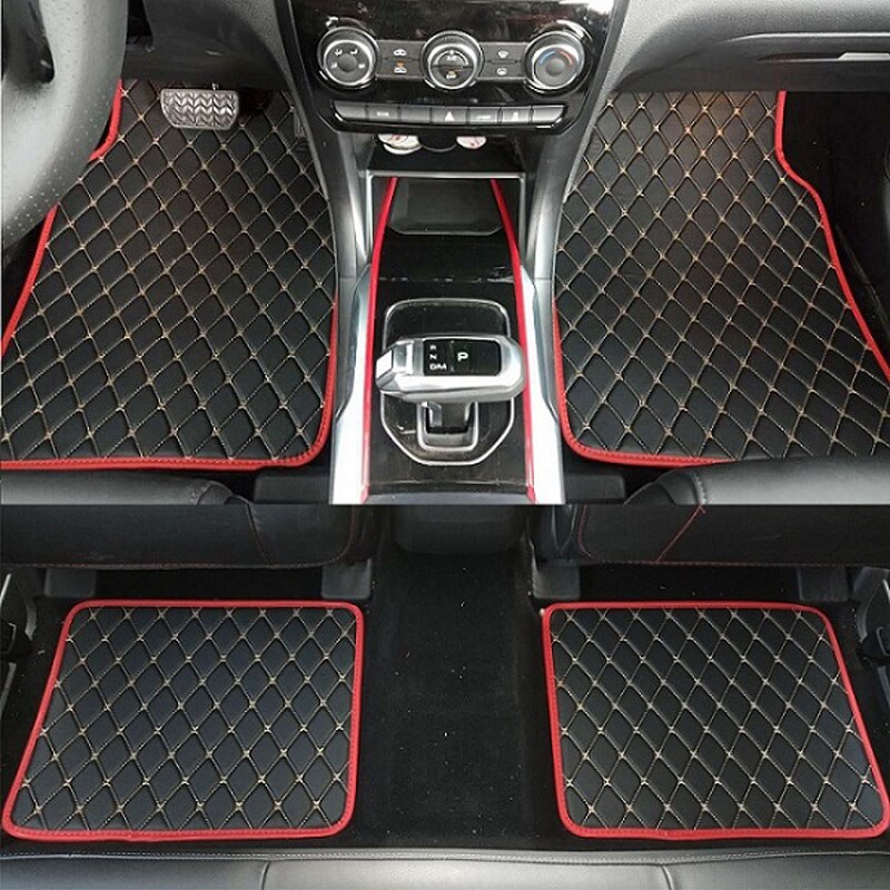 Universele auto vloermatten, auto styling matten voering, geschikt voor alle modellen peugeot 206 207 307 308sw 3008 408 4008 508 rcz