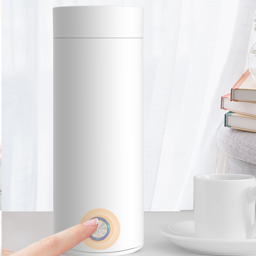Portable Electric Kettles 400ml Thermal Cup Make Tea Coffee Travel Boil Water Keep Warm Smart Kettle Kitchen Appliances