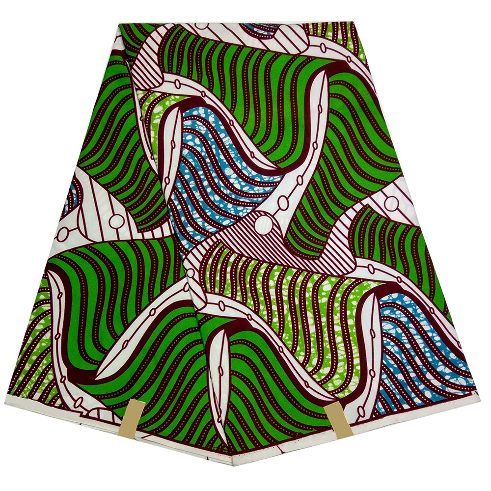 Ankara Veritable Wax African Veritable Real Wax African Print Fabric 6Yards\lot: Default Title