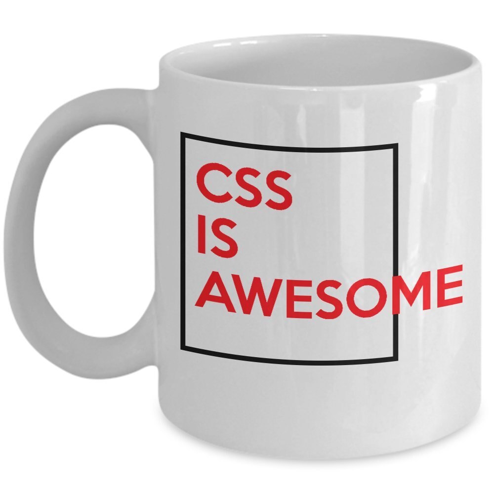 Tasse à thé en céramique | Programmateur de tasse à café impressionnant CSS Is développeur Web HTML11oz: B / Box Packing