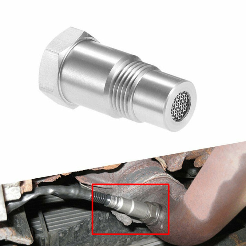 Car Elimination Adapter M18 X 1.5 Bung O2 Oxygen Sensor Extension Catalytic Converter Engine Oil Removal Spacer Connector Steel