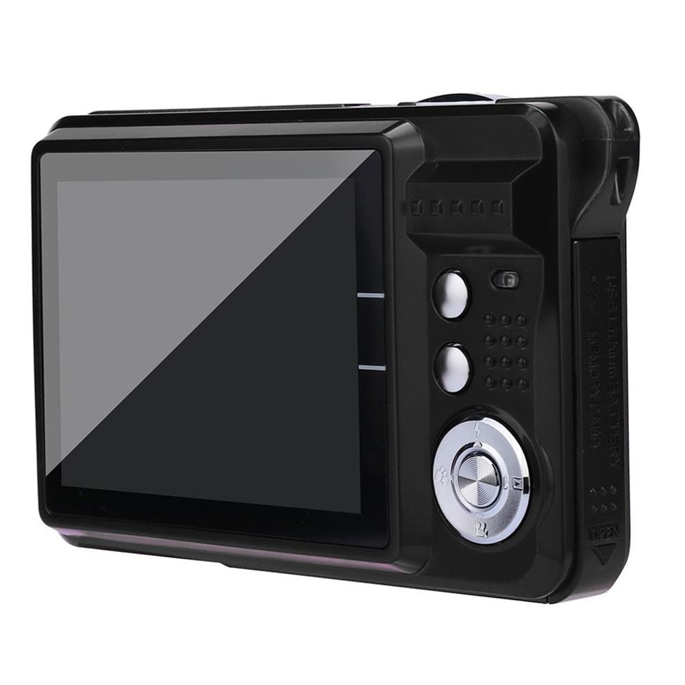 Digital Camera 2.7HD Screen Digital Camera 21MP Anti-Shake Face Detection Camcorder Black white