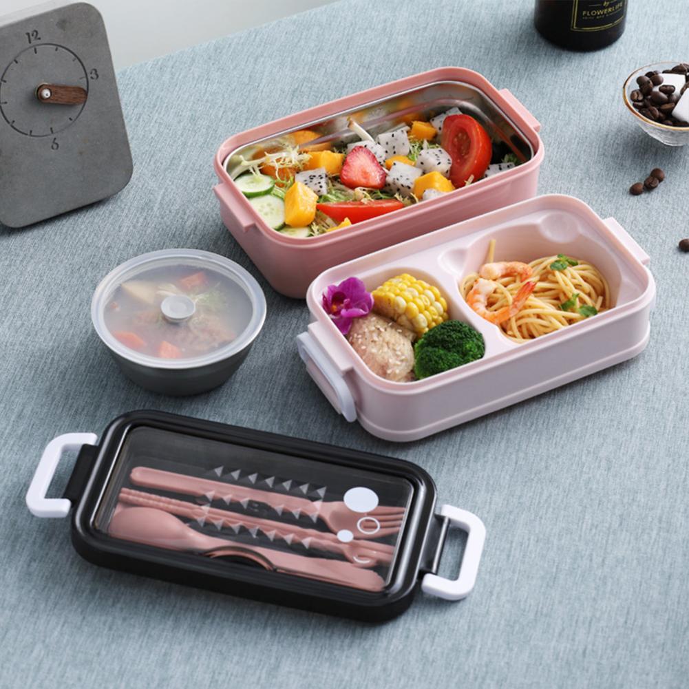 Lunch Box Large Capacity Leak-proof Stainless Steel Airtight Lunch Storage Container for Home