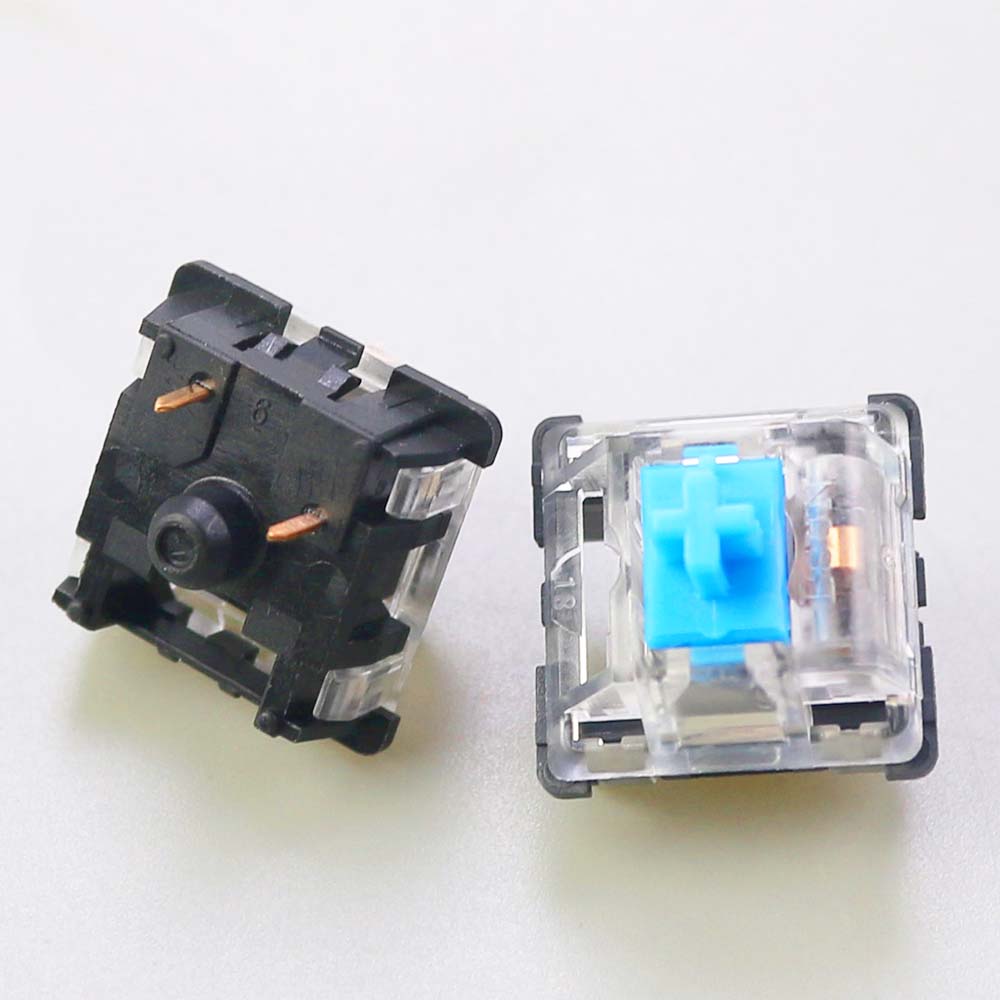 BSUN Switches Mechanical Keyboard Black Blue Brown Red Key Switch For CIY Sockets SMD 2pin Thin pins Compatible with MX switch