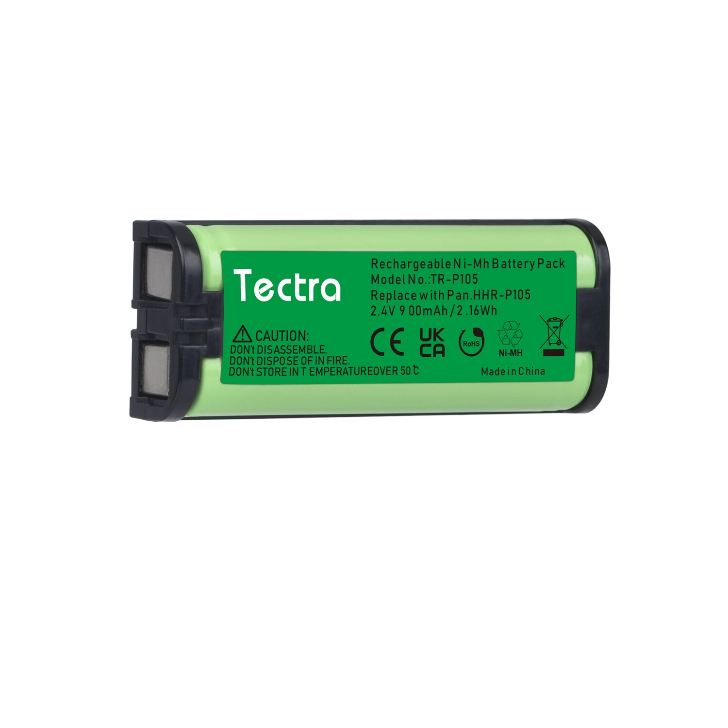 HHR-P105 Cordless Phone Battery for Panasonic HHR-P105A KX-TG5777 KX-TGA242 KX-TGA571 (Type 31) Home Handset Telephone