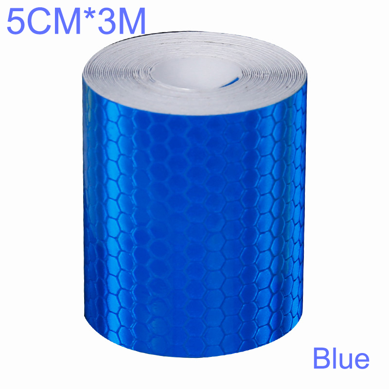 Cinta reflectante para coche de 3M/1M, pegatina de advertencia de seguridad para coche, cinta protectora reflectora, película de tira para camiones, pegatinas para motocicletas y automóviles: Plata