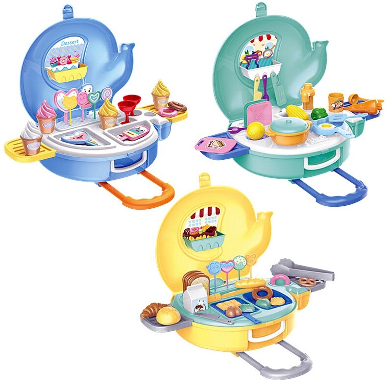 Olifant Trolley Speelgoed Simulatie Keuken Kookgerei Set Speelgoed