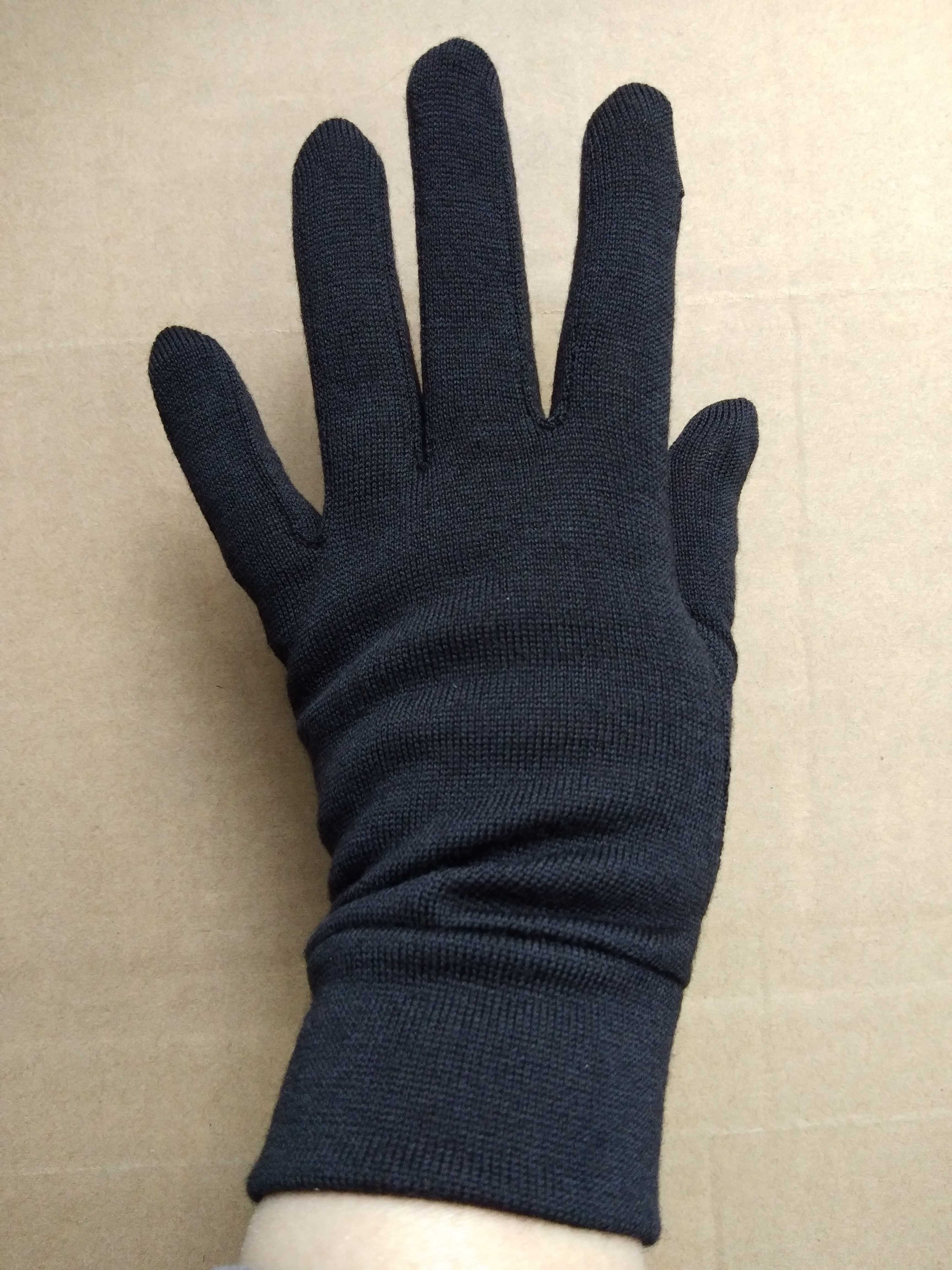 Mænd kvinder merino uld handske liners 100%  merino uld unisex handsker - berøringsskærm kompatibel varmere vindtæt størrelse xs-xl