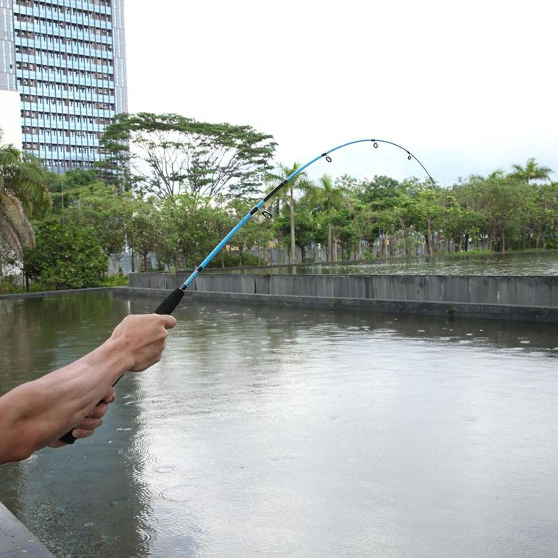 Outdoor Fishing High Strength Fiberglass Winter Sea Fishing Rod Telescopic Ice Fishing Rod Pole Carp Whip Fishing Tackle Tools