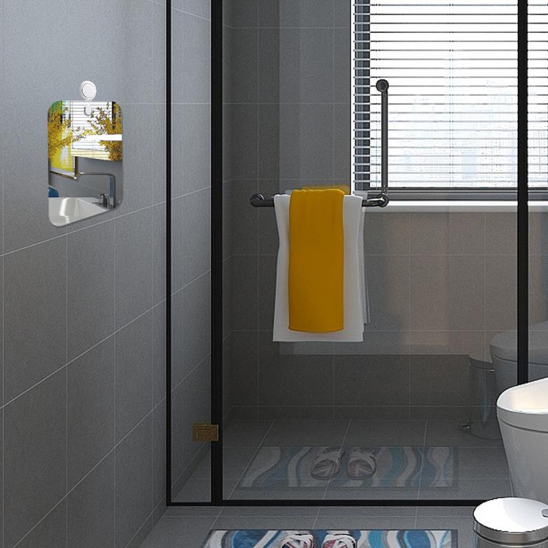 Acryl Anti Fog Douche Spiegel Badkamer Fogless Fog Gratis Spiegel Wasruimte Reizen Voor Man Scheren Spiegel Home Decor Spiegels