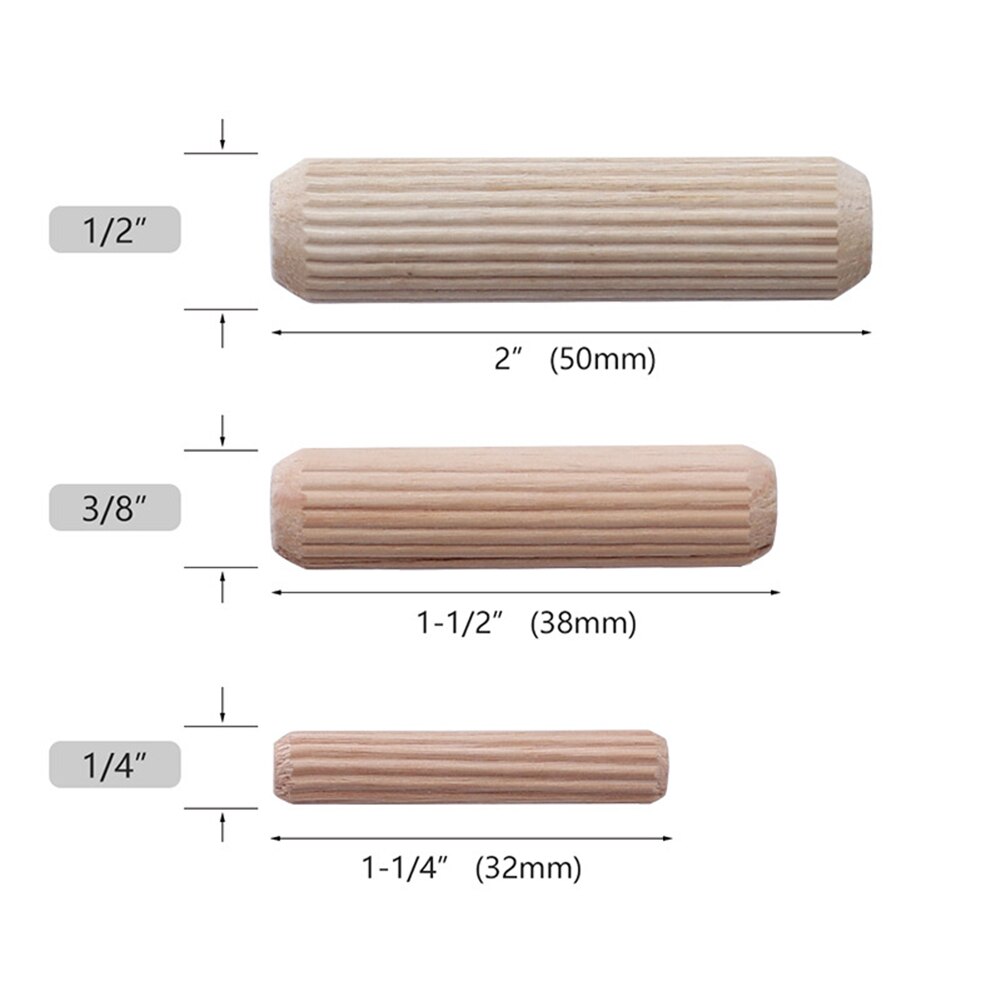 100pcs Wooden Dowel Cabinet Drawer Pins Needle Bolt Dowel Pins Round Raft Cork Twill Wood Pin Nails Wedge Wooden Shaft Connector