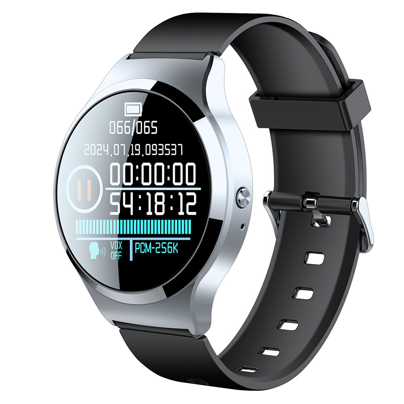 Smartwatch con Registratore Vocale, Registratore Audio HD con Riduzione del Rumore, Orologio 2-in-1 alla Moda per Riunioni e Lezioni: Default Title
