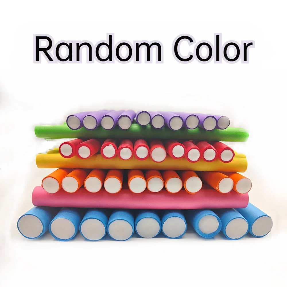 10 Stuks Flexibele Haar Krultang Haar Krultang Makers Zacht Schuim Bendy Twist Krullen Flexi Rollers Styling Tools Haar Roller Geen warmte