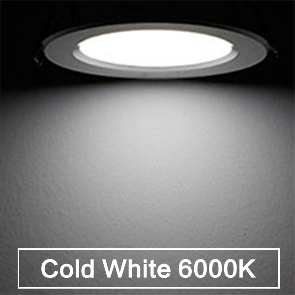 Dimbar vanntett led downlight  ac220v 230v 5w 7w 9w 12w 15w 18w 24w led innendørs lampe innfelt led spotlys for baderom: Kald hvit 6000k / 7w 230v ip65