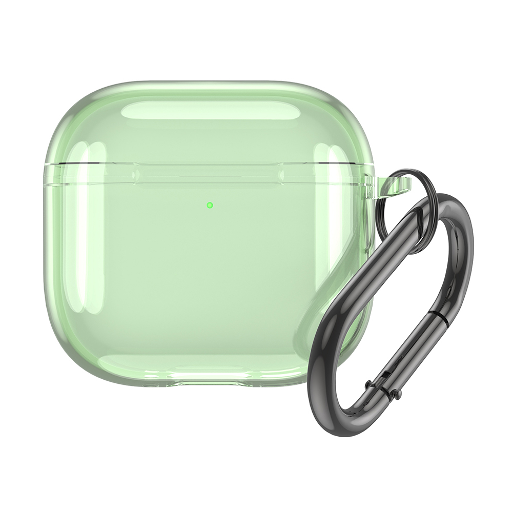 Funda protectora transparente para Airpods 4, cubierta de silicona para auriculares, para Apple AirPods 4 2024, novedad de 2024: Grey