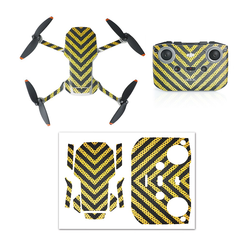 Wasserdicht DJI Mini 2 PVC Aufkleber Drohne Körper Haut Arm Fernbedienung Decals für DJI Mavic Mini 2 Fliegen Mehr combo Zubehör