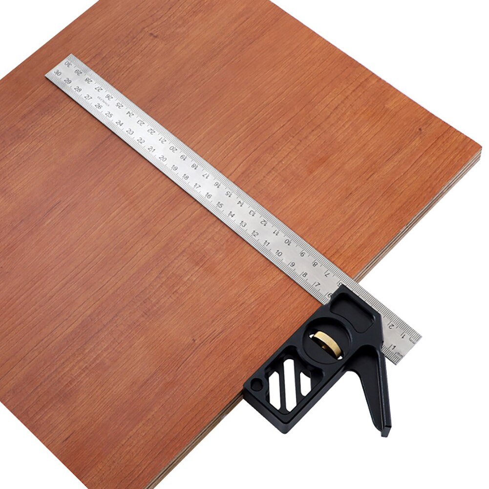 Stainless Steel Right Angle Ruler Woodworking Measuring Tools For Home DIY Right Angle Scribe Tools
