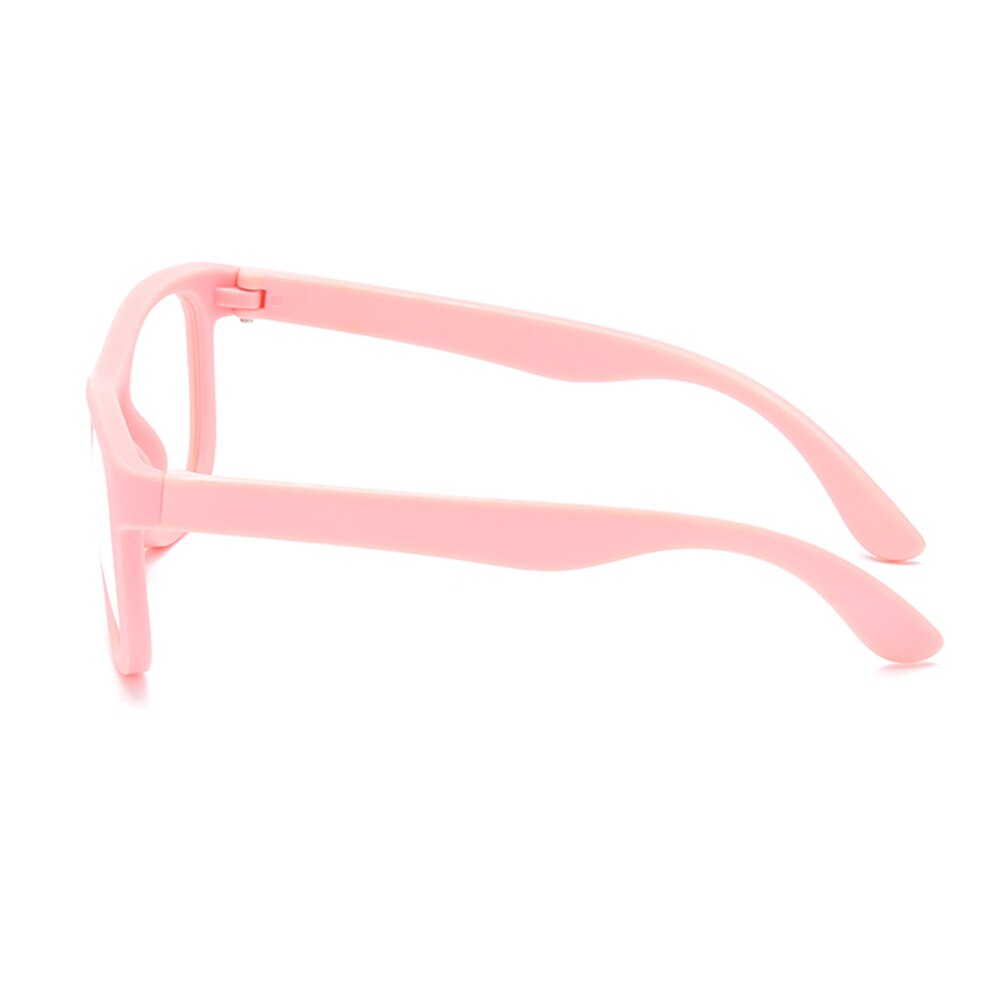 Kinderbril computer anti blauw licht rubber flexibel  tr90 siliconen meisjes optische monturen op sterkte meisjes jongens roze bril