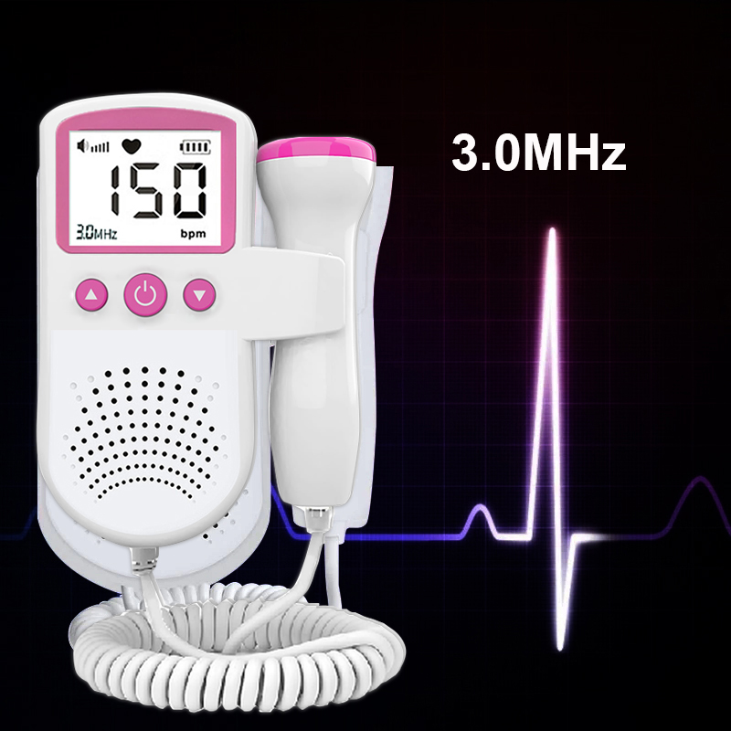 Ultrasound Doppler Fetal Heart Rate Monitor Home Fetal Heart Rate Monitor Stethoscope Fetal Heart Rate Monitor 3.0hz