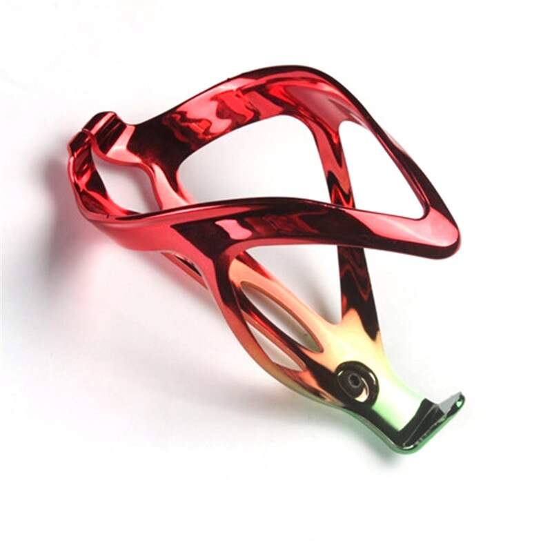 Fiets waterfleshouder kleurrijke beplating mtb bidonhouder aansluiting ultralicht fietsonderdeel mountainbike accessoires: 1pc rood groen