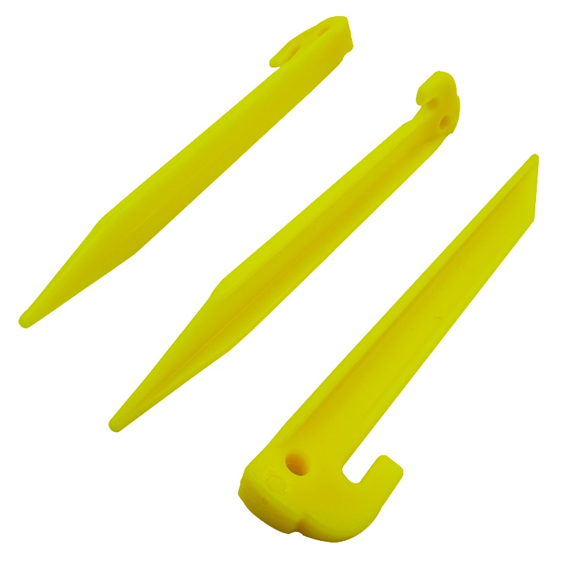 4 st tältpinnar plast tält stakar för sandstrand tält lätt säkerhetsnylon material 19 cm längd utomhus camping vandring