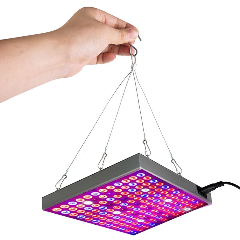 45W lampe de croissance pour plantes Led grandir lumière spectre complet Fitolampy Phyto lampes Kit suspendu pour fleurs d'intérieur semis cultiver tente: 45W 144leds / EU Plug