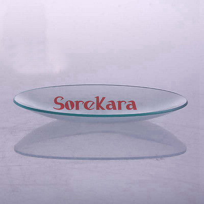 Herramienta de laboratorio de vidrio con cúpula redonda grande, reloj de cristal de 180mm