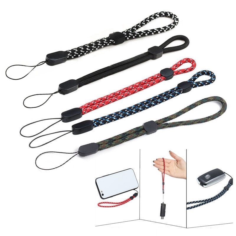 10 st justerbar handledsrem handlina för iphone samsung telefon tillbehör mikrokamera gopro usb-flash-enheter nycklar id-kort