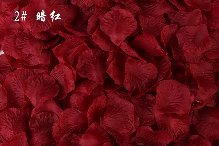 BlacklakeGirls Newest 2000 Pcs Wedding Flowers Petals Blume Rosen Artificial Rose Petals Silk Flower Accessories Pétalos De Tela: 2000Pcs2