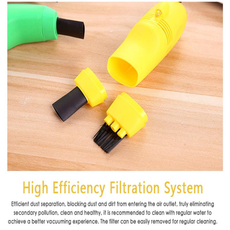 Mini USB Handheld Keyboard Vacuum Cleaner Multi-Color High-Efficiency Computer Vacuum Cleaner Multi-Function Computer Cleaner