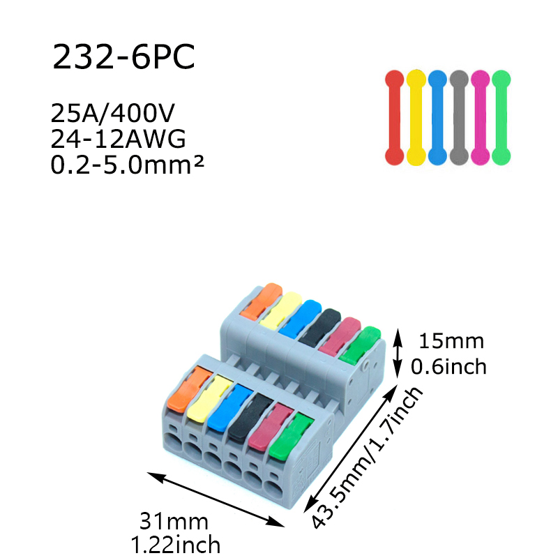 10PCS Wire Connector Universal Compact Splitter Lamp Wiring Cable Connector Docking Plug-in Quick Conductor Terminal Block: WHITE
