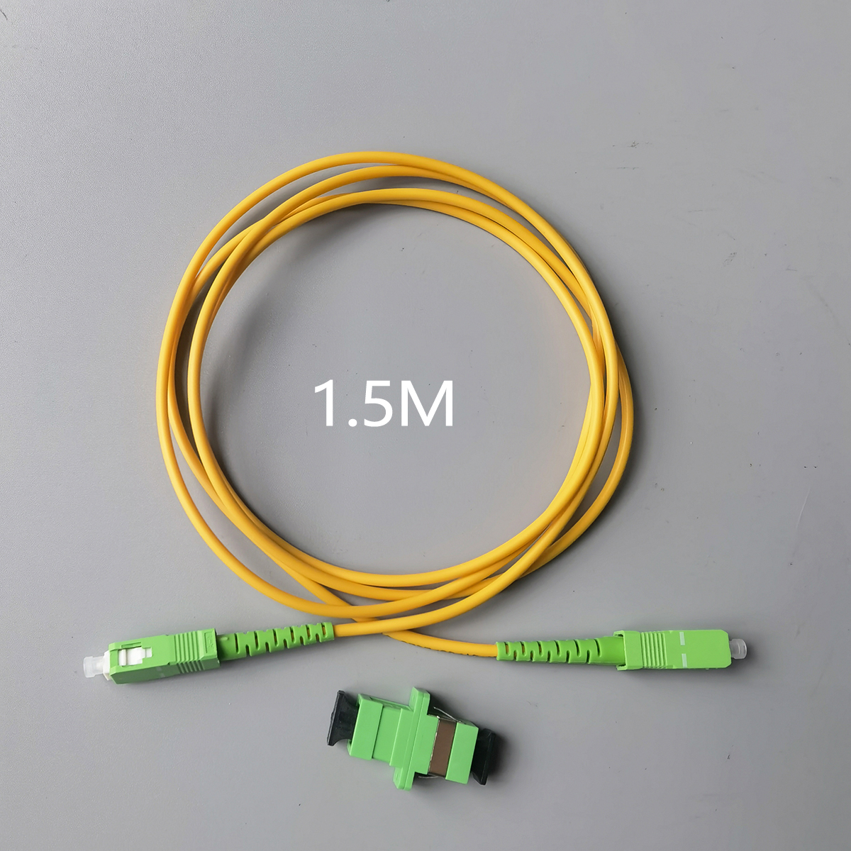 Cable Fibra Opitca 1.5/3/5/15/20/30M SC/APC-SC/APC Indoor FTTH SM optical fiber cables fiber optic connectors: Blue