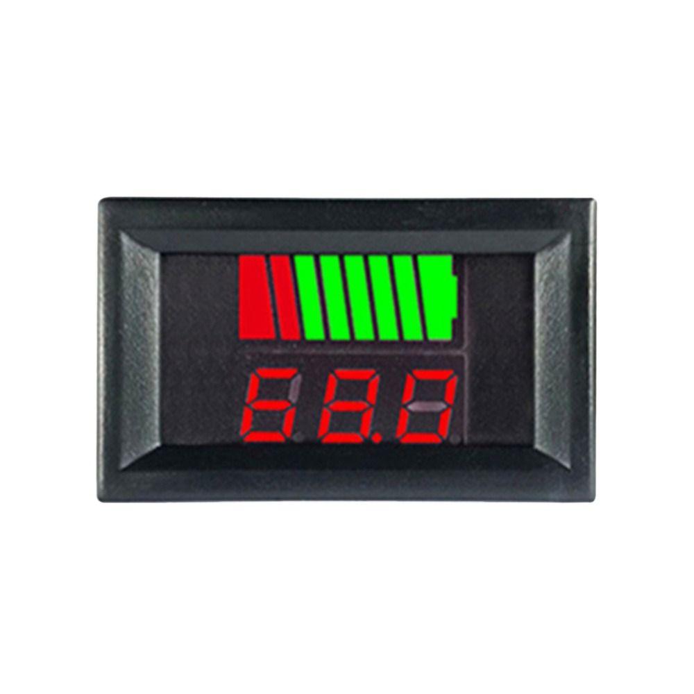 Indicatore di livello di carica della batteria dell'auto 12/24/36/48V misuratore di capacità della batteria al litio professionale Schermo tester del Schermo digitale a portato