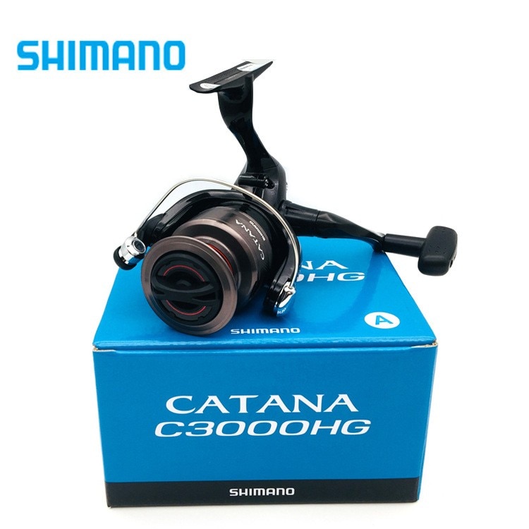 Moulinet de pêche Original Shimano CATANA 1000FC 2500FC 3000SFC moulinet de pêche 5BB Hagane Gear x-ship moulinet de pêche Saltewater