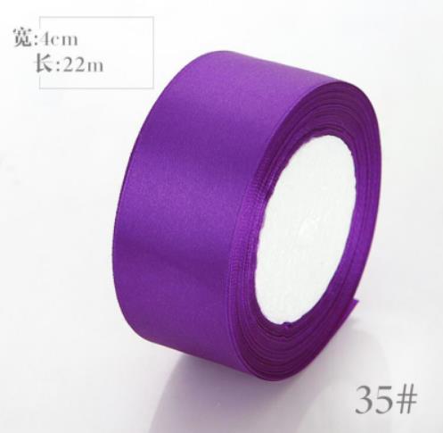 Corde d&#39;emballage en couleur 22m, largeur 4cm, ruban, cerclage de ballon, gif t, corde de fleurs, sangle lisse et brillante: Violet