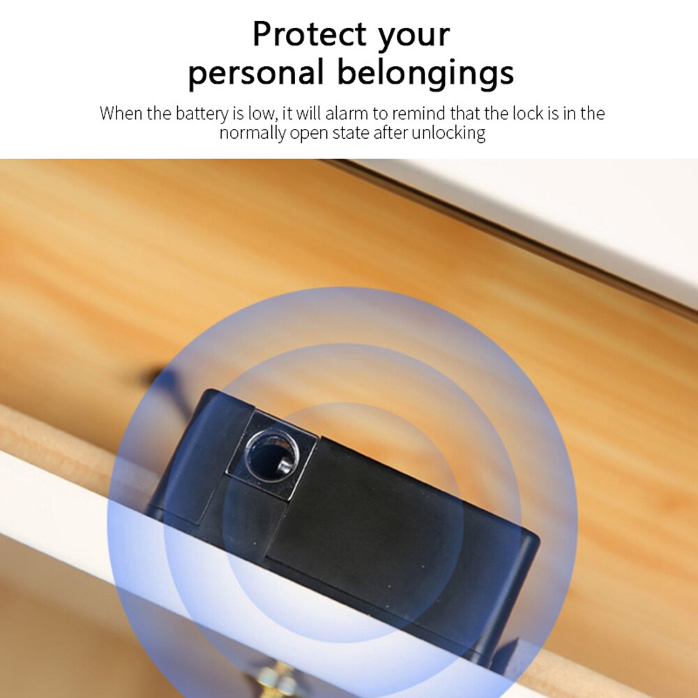 Keyless Invisible Drawer Lock Intelligent IC Card TTLock APP Cabinet Locker Unlock Smart Electronic Furniture Wooden Door Locks