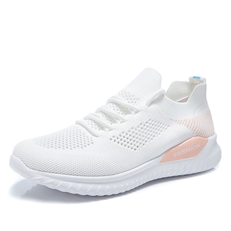 Tennis feminino tenis mujer sommar kvinnor tennis skor gympa skor promenader platta sneakers kvinna tränare tenis plataforma: Vit / 6