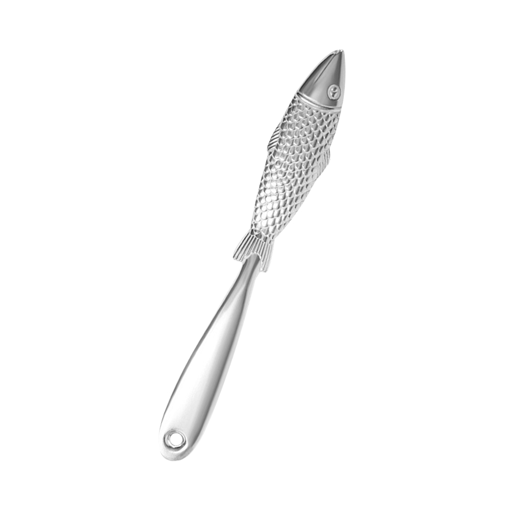 Fish Scale Remover Fish Scale Scraper Home Restaurant Fish Skin Cleaning Peeler: Default Title